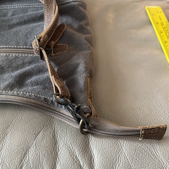 Myra Shoulder / Crossbody Bag mixed media boho - Picture 7 of 11